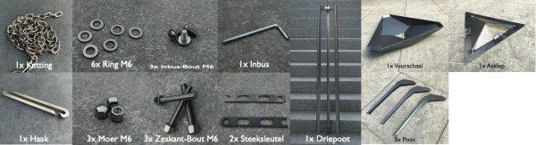 Dreifuss-Gestell 2.0 mit integrierter Feuerschale